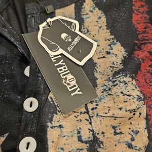 Mens Jellybuddy long sleeve henley